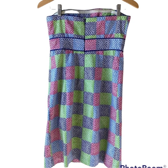 Vineyard Vines fabulous patchworks dress! Size 4 - Picture 3 of 4